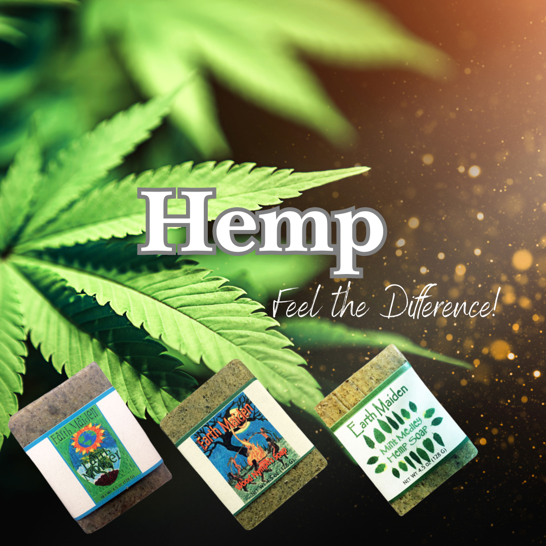 Plant-Based Hemp Soaps by Earth Maiden