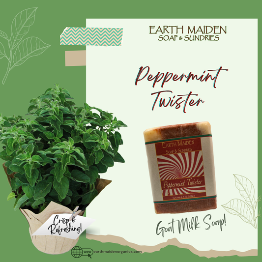 Soap: Peppermint Twister Goat Milk Soap