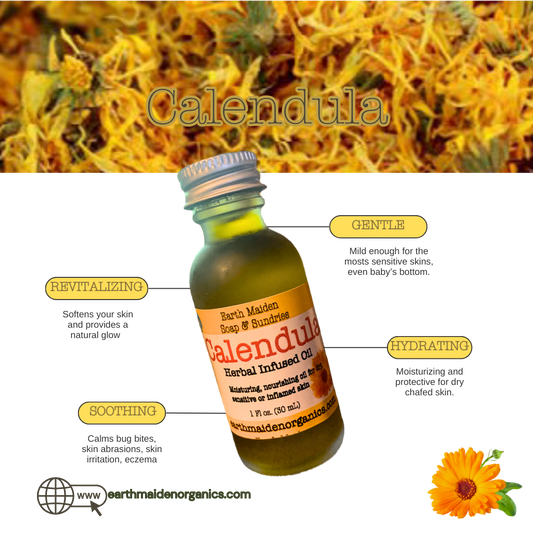 Facial Oil: Calendula Infused Herbal Oil