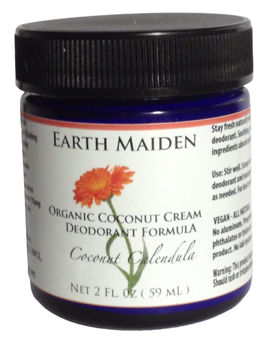 Deodorant: Coconut Calendula Natural Coconut Cream Deodorant