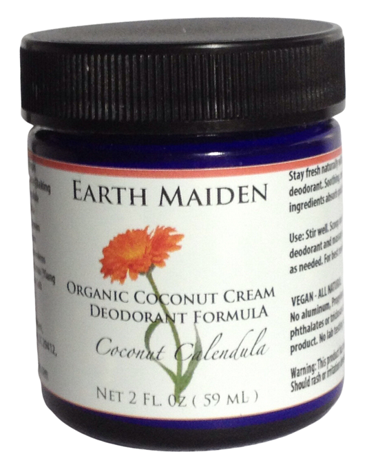 Deodorant: Coconut Calendula Natural Coconut Cream Deodorant