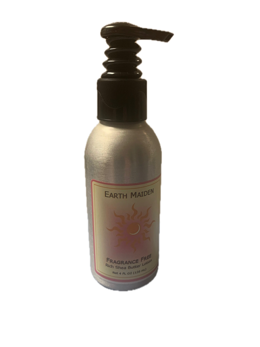 Lotion: Fragrance Free Rich Shea Butter Lotion