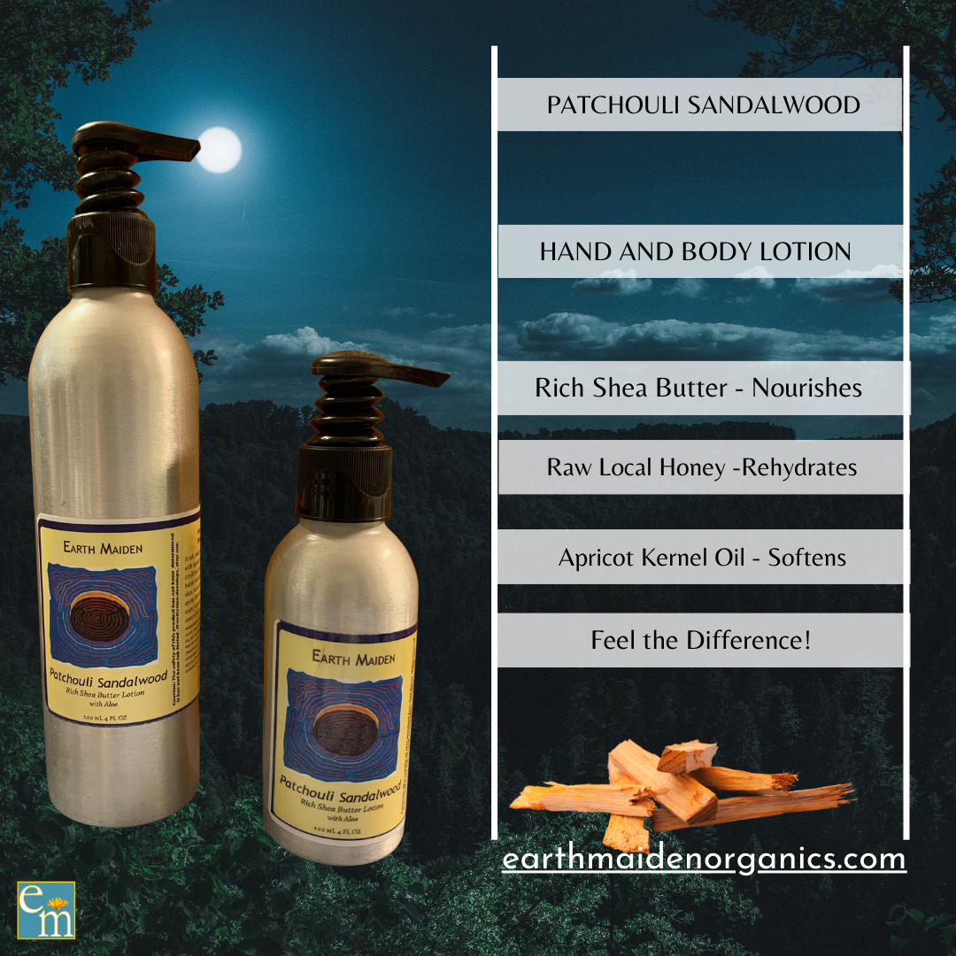 Lotion: Patchouli Sandalwood Rich Shea Butter Lotion