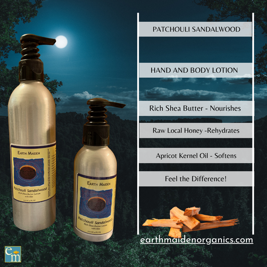 Lotion: Patchouli Sandalwood Rich Shea Butter Lotion