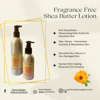 Lotion: Fragrance Free Rich Shea Butter Lotion