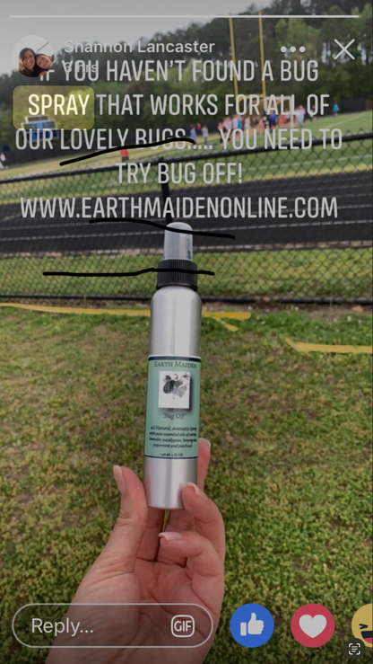 'Bug Off' Natural, Aromatic Insect Spray