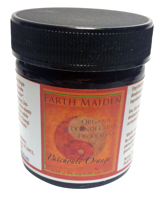 Deodorant: Patchouli Orange Natural Coconut Cream Deodorant