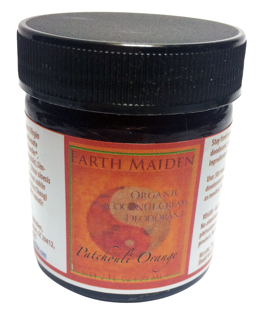 Deodorant: Patchouli Orange Natural Coconut Cream Deodorant