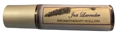 Experience the calming and meditative properties of pure essential oils found in the Just Lavender Aroma Roll On with Lavender and Elemi essential oils in a jojoba oil base. Roll-on!