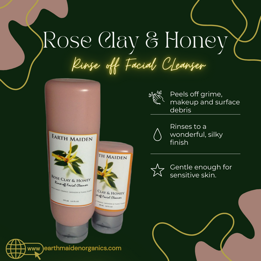 Face: Rose Clay and Honey Facial Cleanser