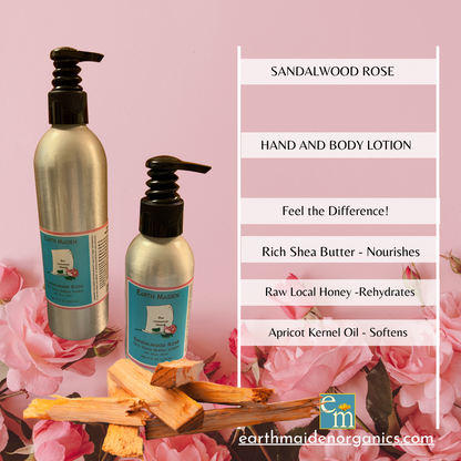 Lotion: Sandalwood Rose Rich Shea Butter Lotion