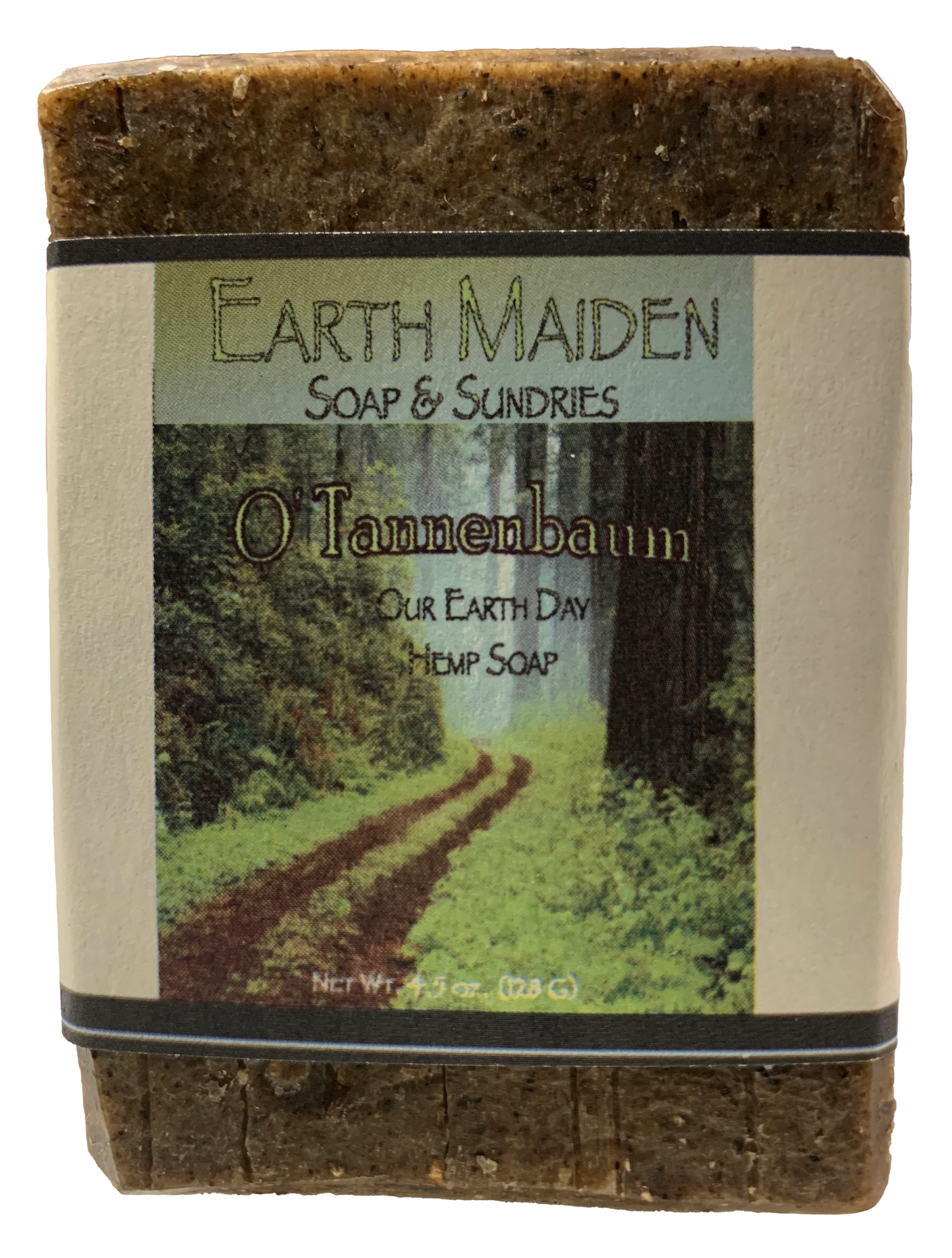 O'tannenbaum soap emits a woodsy aroma of spruce, fir needle, and cedar moss, reflective of the many essences found in the forest.