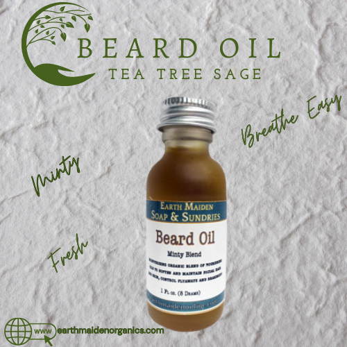 Beard Oil: Tea Tree Sage Scent