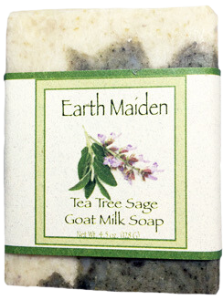 Soap: Tea Tree Sage Goat Milk Soap